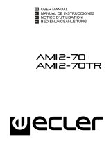 Ecleree AMI2-70 - AMI2-70TR Manual de usuario