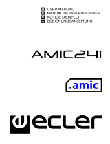 Ecler AMIC24 Manual de usuario
