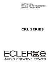 Ecler CKL Manual de usuario