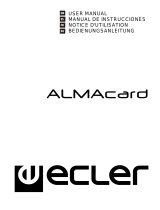 Ecler ALMAcard Manual de usuario
