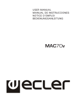 Ecler MAC70v Manual de usuario
