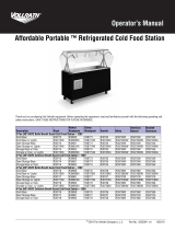 Vollrath Affordable Portable ™ Refrigerated Cold Food Station Manual de usuario