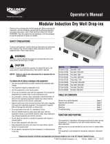 Vollrath Modular Induction Dry Well Hot Drop-ins Manual de usuario