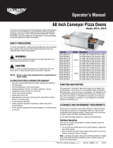 Vollrath Pizza Oven, Conveyor, Model JPO14/JPO18 Manual de usuario