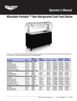 Vollrath Affordable Portable ™ Non-Refrigerated Cold Food Station Manual de usuario