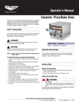 Vollrath Oven, Cayenne®, Pizza/Bake, Manual de usuario