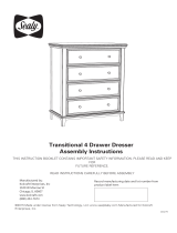 Kolcraft 4 Drawer Dresser Product Instruction