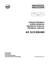 Wacker Neuson AR 52/3/200/400 Parts Manual