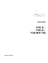 Wacker Neuson FUE-M/S 75A 4CEE-32A Manual de usuario