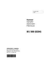 Wacker Neuson BS500 Manual de usuario