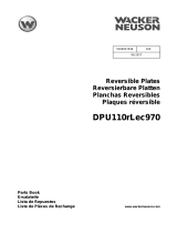 Wacker Neuson DPU110rLec970 Parts Manual