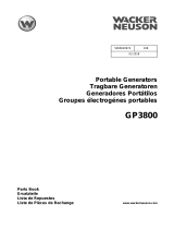 Wacker Neuson GP3800 Parts Manual