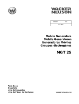 Wacker Neuson MGT2S Parts Manual