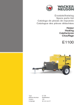 Wacker Neuson E1100 Parts Manual