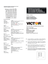 Victor 1205-4 El manual del propietario