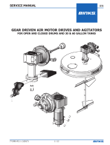 Binks Agitators-Indirect/Gear Drive Manual de usuario
