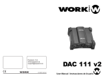 Work-pro DAC 111 V2 Manual de usuario