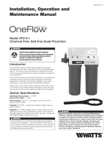 Watts OneFlow OF210-1 Guía de instalación