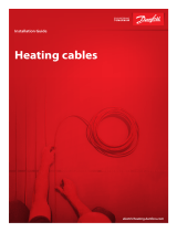 Danfoss heating cables Instrucciones de operación