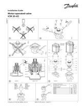 Danfoss Motor operated valve ICM 20 - 65 Guía de instalación
