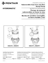 Hydromatic HS Series Submersible Cast Iron and Zinc Sump Pump El manual del propietario