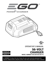 EGO CH2100 56-Volt Lithium-Ion Standard Charger Manual de usuario