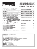 Makita DCJ206Z2XL Manual de usuario
