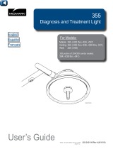 Midmark 355 Diagnosis and Treatment Light (Ceiling - 355-025 thru -036 - s/n: MS, MT, V) Guía del usuario