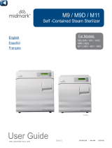 Midmark M9/M9D, M11 Self-Contained Steam Sterilizer (-040 through -042) Guía del usuario