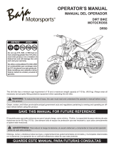 Baja motorsports DR50 Manual de usuario
