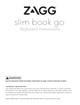 Zagg Slim Book Go El manual del propietario