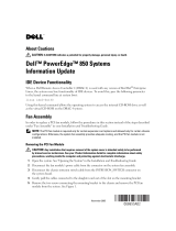 Dell PowerEdge 850 Especificación