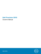 Dell Precision 5510 El manual del propietario