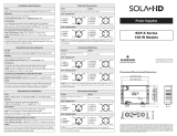 SolaHD IP67 SCP-X Single Stack Power Supply El manual del propietario