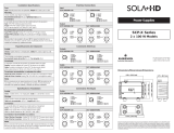 SolaHD IP67 SCP-X Dual Stack Power Supply El manual del propietario