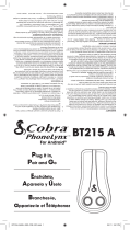 Cobra Electronics Cobra PhoneLynx BT215 A El manual del propietario