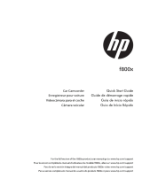 HP f800x Car Camcorder Instrucciones de operación