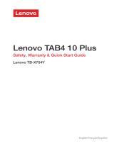 Mode d'Emploi pdf Lenovo Tab 4 10 Plus Instrucciones de operación
