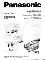 Panasonic NV RX33 EG El manual del propietario