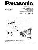 Panasonic NV RX50 EG Guía del usuario