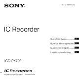 Sony ICD-PX720 Manual de usuario