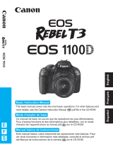 Canon EOS Rebel T3 Instrucciones de operación