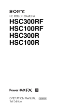 Sony HSC100R Manual de usuario