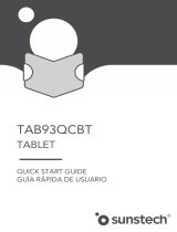 Manual del Usuario Sunstech Tab 93 QCBT Guía de inicio rápido