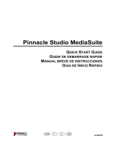 Avid Pinnacle Studio MediaSuite Guía de inicio rápido