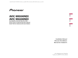Pioneer AVIC W6500 NEX Guía de instalación