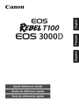 Canon EOS Rebel T100 Guia de referencia