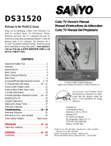Sanyo DS31520 Manual de usuario