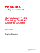 Toshiba PA5217U-1PRP dynadock 4k Guía del usuario