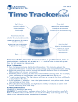 Learning Resources Time Tracker Mini Manual de usuario